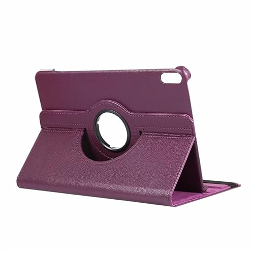 SOENS 360 drehbare Hülle kompatibel mit Huawei Mediapad M5 Lite 10 BAH2-W19/L09/W09 10,1 Zoll Tablet-Ständer-Abdeckung (Color : Purple) von SOENS