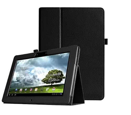 SOENS Kompatibel mit Asus Memo Pad FHD 10 ME301T ME302 ME302C ME302KL 10,1 Zoll Tablet PU-Lederhülle (Color : Black) von SOENS