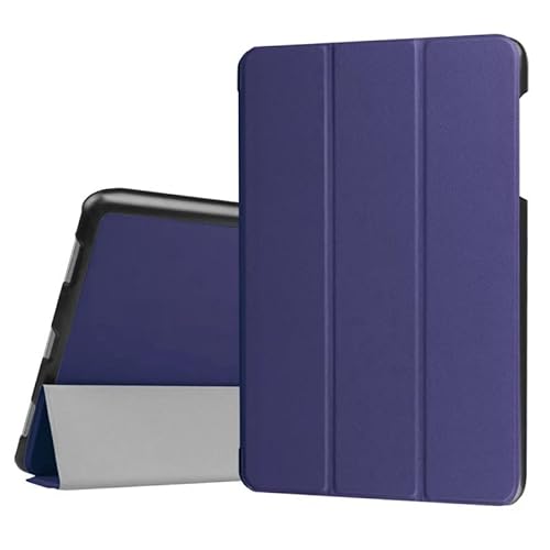 SOENS Schlanke magnetische Klapphülle aus PU-Leder, kompatibel mit Asus ZenPad 3S 10 Z500M 9,7 Zoll Tablet-Hülle mit Standfunktion (Color : Navy) von SOENS