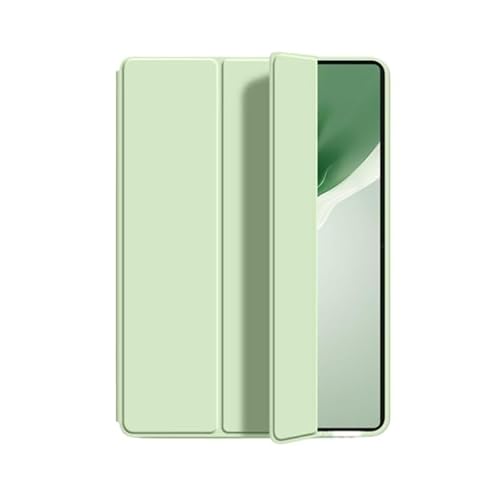 SOENS Tablet-Hülle geeignet for Huawei Honor MagicPad2 12,3 Zoll 2024 ROD2-W09, dreifach Faltbare Smart-Stand-Abdeckung aus PU-Leder(Light Green) von SOENS