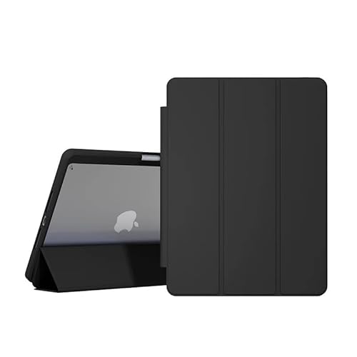 SOENS Tablet-Schutzhülle aus Acryl mit Anti-Knick-Rückwand, geeignet for Apple iPad A16 11. 2025 A3355 A3356 11 Zoll mit Stifthalterabdeckung(Black) von SOENS