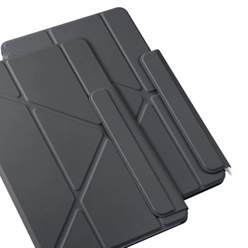 SOENS Ultradünne, mehrfach Faltbare Magnetabdeckung, geeignet for Huawei Honor GT Pro/MagicPad 2 12,3 Zoll 2024, doppelseitige Clip-Hülle(Black,for Honor MagicPad2) von SOENS