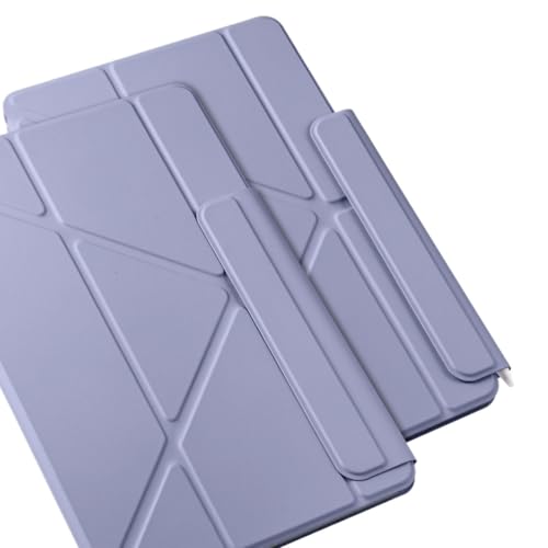 SOENS Ultradünne, mehrfach Faltbare Magnetabdeckung, geeignet for Huawei Matepad Air 12/Matepad 12X 12 Zoll 2024, doppelseitige Clip-Hülle(Lavender,Matepad 12X) von SOENS