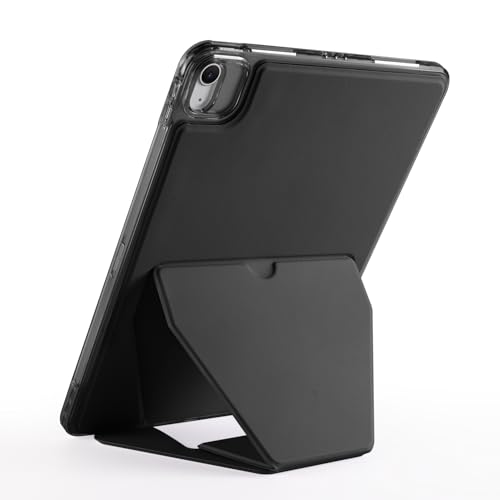 SOENS Ultradünne Tablet-Hülle aus Acryl, geeignet for Apple iPad A16 11. 11 Zoll 2025/iPad mini 7 A17 pro 8,3 Zoll 2024, Klappständer-Abdeckung(Black,for iPad 11th (A16) 2025) von SOENS