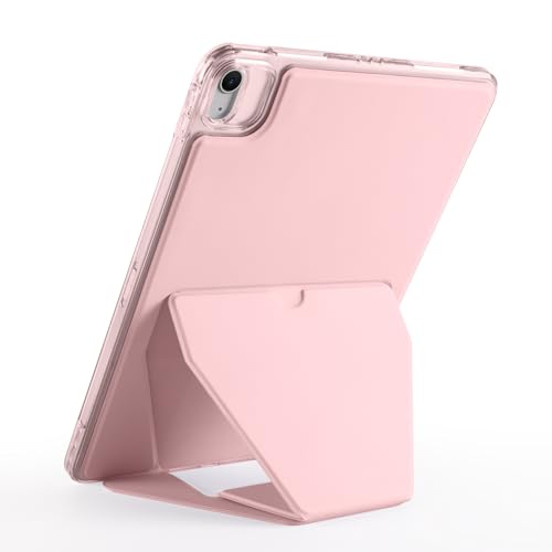 SOENS Ultradünne Tablet-Hülle aus Acryl, geeignet for Apple iPad A16 11. 11 Zoll 2025/iPad mini 7 A17 pro 8,3 Zoll 2024, Klappständer-Abdeckung(Pink,for iPad 11th (A16) 2025) von SOENS