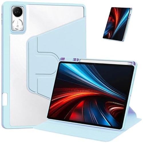 Smart Tablet Cover passend for Huawei Honor Pad GT 11.5 Zoll 2025 ROL-W60 Acryl-Drehständer mit Stifthalter(Sky Blue) von SOENS