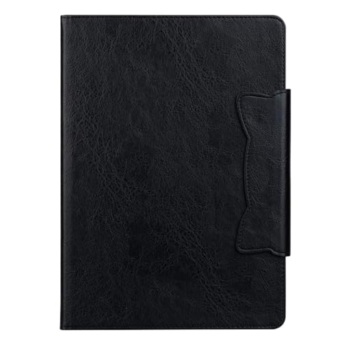 Tablet-Hülle aus PU-Leder, geeignet for Samsung Galaxy Tab S10 FE Plus 13,1 Zoll SM-X620 SM-X626B 2025, Schutzhülle mit Brieftaschenformat(Black) von SOENS