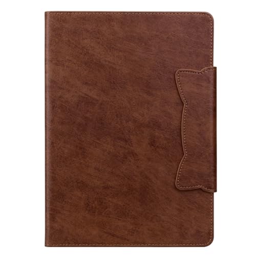 Tablet-Hülle aus PU-Leder, geeignet for Samsung Galaxy Tab S10 FE Plus 13,1 Zoll SM-X620 SM-X626B 2025, Schutzhülle mit Brieftaschenformat(Brown) von SOENS