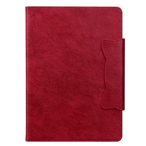 Tablet-Hülle aus PU-Leder, geeignet for Samsung Galaxy Tab S10 FE Plus 13,1 Zoll SM-X620 SM-X626B 2025, Schutzhülle mit Brieftaschenformat(Red) von SOENS