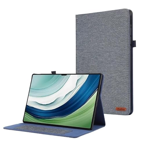 Vordere Unterstützung Weiche Stoff Flip Stand Abdeckung Geeignet for Huawei Matepad Pro 13,2 Zoll 2023/2025 Stoßfest Schutzhülle(Blue,MatePad Pro13.2 2025) von SOENS