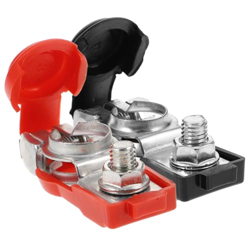 SOESFOUFU 2 Stück Batterieanschluss Kabelklemme, Batterieklemmen, Teil, Batterieklemmen Clip, Batterieklemme, Batterieklemmen, Batterieklemmen Clip Für Autobatterieklemmen von SOESFOUFU