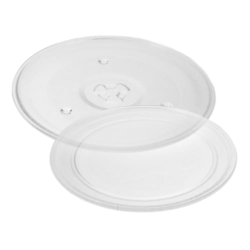 SOESFOUFU Breite Mikrowelle Glas Drehteller Platte Mikrowelle Tablett Unterstützung Hitzebeständig SOESFOUFU Breite Mikrowelle Glas Drehteller Platte Mikrowelle Tablett Unterstützung Hitzebeständig von SOESFOUFU