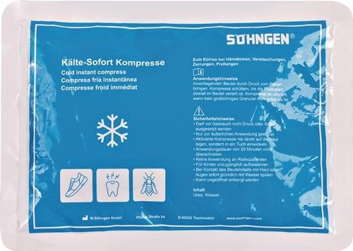 SÖhngen Kälte-Sofortkompressen kl.L.ca.150xB.ca.210mm o.Vorkühlung 1003981 von SÖhngen