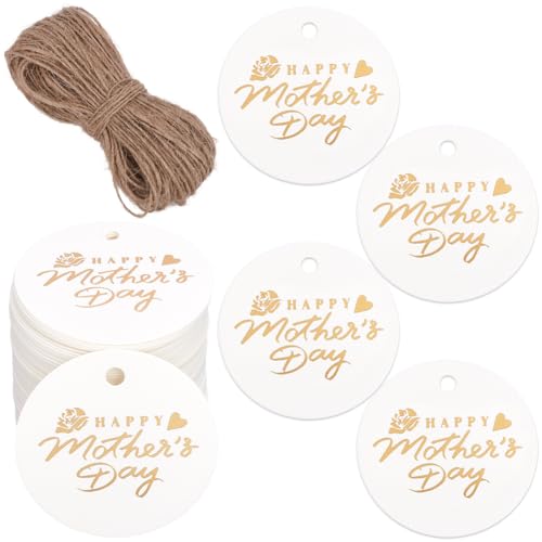 SOFPLATE 1 Box 100 Geschenkanhänger Zum Muttertag 2" runde Weiße Geschenkanhänger Mit Schnur Hängeetiketten Aus Kraftpapier Zum Verpacken von Geschenken DIY Bastelprojekten Feiertagspartys Hochzeiten SOFPLATE 1 Box 100 Geschenkanhänger Zum Muttertag 2" runde Weiße Geschenkanhänger Mit Schnur Hängeetiketten Aus Kraftpapier Zum Verpacken von Geschenken DIY Bastelprojekten Feiertagspartys Hochzeiten von SOFPLATE