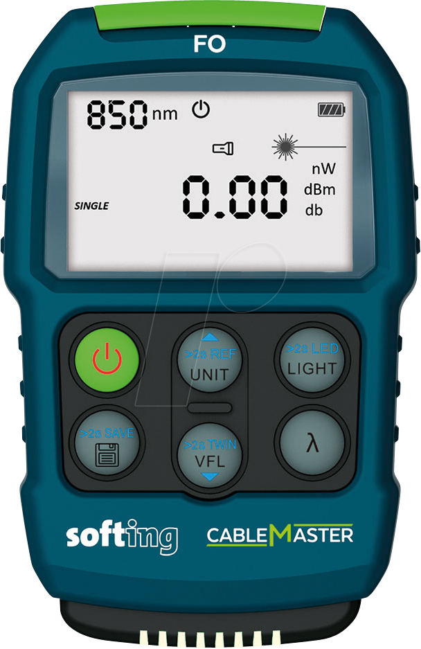 CM FO - Kabeltester CableMaster FO, für LWL Netze von SOFTING