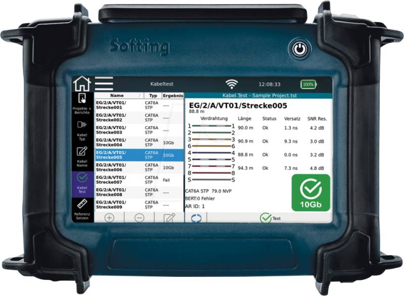 NETXPERT XG2 - Netzwerkqualifizierer NetXpert XG2, bis 10 Gbit/s, PoE von SOFTING