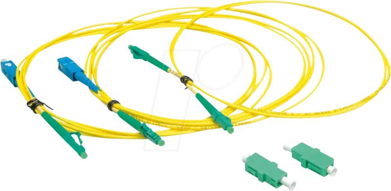 SOFTING 228205 - FiberXpert 700 Singlemode SC-LC/APC Messkabel Set von SOFTING