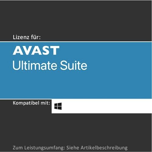 Lizenz für AVAST Ultimate Suite inkl. unbegr. VPN | 2024 | 1-10 Gerät(e) | 1-3 Jahr(e) | Vollversion | Windows bzw. MacOS/iOS/Android | Lizenzcode per Post o. E-Mail von softwareGO (1 Gerät I 1 J.) von SOFTWAREGO