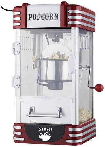 SOGO Human Technology PAL-SS-11350 Popcorn-Maker Silber-Rot von SOGO Human Technology