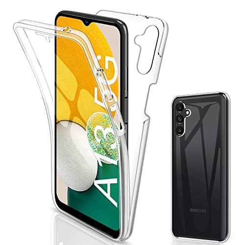 SOGUDE Hülle für Samsung Galaxy A13 5G Hülle (Nicht 4G) Schutzhülle 360 Grad Full Body Front Und Rückenschutz Handyhülle, Transparent Bumper Schutzhülle Cover für Samsung Galaxy A13 5G von SOGUDE