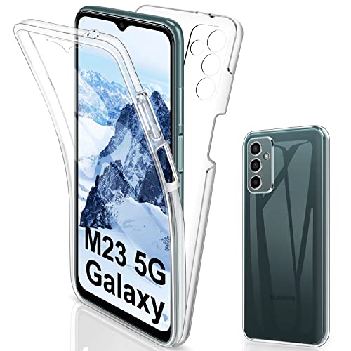 SOGUDE Schutzhülle für Samsung Galaxy M23 / Galaxy M13 4G, für Samsung Galaxy M23, transparent, Silikon, TPU, 360 Grad Vollkörperschutz, Schutzhülle für Samsung Galaxy M23 5G von SOGUDE