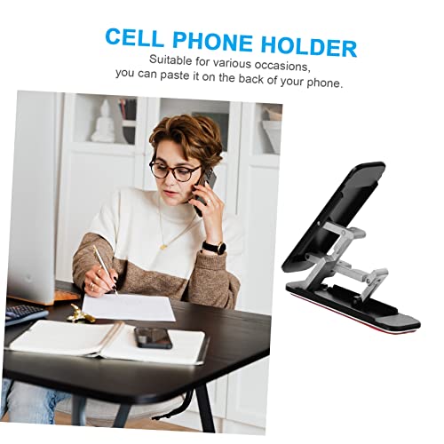 SOIMISS 1 Stück handyhalter Aluminium Klebstoff Selbstklebender Schreibtischständer Falten Steht Gestell Desktop-Telefonhalterung kleber für telefonständer Desktop-Telefonständer Schwarz SOIMISS 1 Stück handyhalter Aluminium Klebstoff Selbstklebender Schreibtischständer Falten Steht Gestell Desktop-Telefonhalterung kleber für telefonständer Desktop-Telefonständer Schwarz von SOIMISS