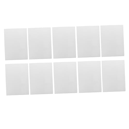 SOIMISS 10 Blatt DIY-Papierschäume bastelzeug handwerkskunst Druckplatte schaumplatte doodles Herstellung Schaumstoffplatte Bastelschaum Polystyrol DIY-Versorgung Bastelzubehör Weiß von SOIMISS