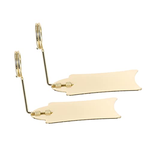 SOIMISS 2 Stück Preisschild Clip Preiskarten Clip Etikettenhalter Klemme Supermarkt Preisschildständer Preisetiketten Klammer Werbeschild Clip Werbeschildhalter von SOIMISS