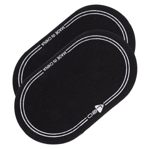 SOIMISS 2 Stück Trommel Leder Schutzpatch Doppelter Kinderaufkleber Erwachsene Snare Drums Fellpatches Instrumente Schlagzeug Zubehör Schlagzeug Zubehör Trommelfellschutz von SOIMISS