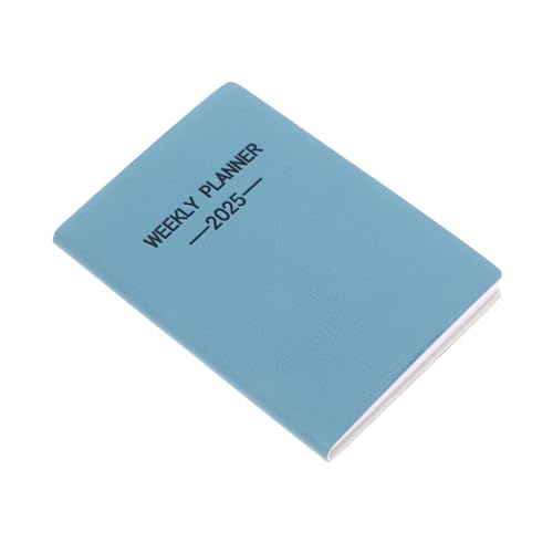 SOIMISS 2025 Taschen-wochenplaner Mini-wochenplaner Wöchentlich Büro Ideal Schule Inc. Notizbuch Taschenplaner Geldbeutel Stilvoll Wochenplaner Im Taschenformat Zeitplaner Papier Blue von SOIMISS