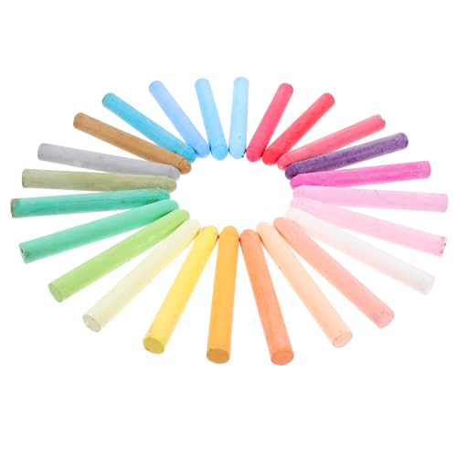 SOIMISS 24 Stück Bunte Stifte Kreide Für Pastell Markierungen Party Zeichnung Tafel Stichwort Feste Kreide Multifunktionskreide Blackboard -kreide Haushaltskreide Toner von SOIMISS