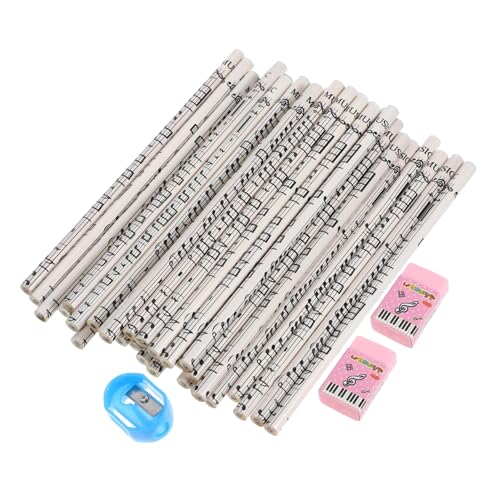 SOIMISS 36 Stück musikalischer Bleistift Bleistifte für Klavier Musiknoten-Druckbleistifte stempelstifte für schreib schreib schreib Musik Bleistift bleistifte Radiergummi von SOIMISS