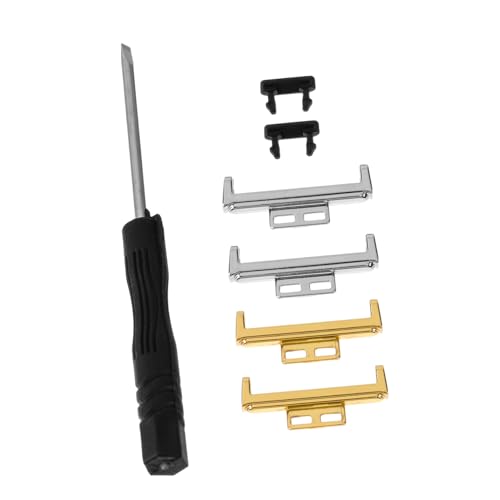SOIMISS 4 Stück Uhrenverbinder Uhrenarmband Adapterband Verbindungszubehör Uhrenverbinder Armbänder Uhrenadapter Armbänder Armband Smart Watch Band Adapter Silber Metall SOIMISS 4 Stück Uhrenverbinder Uhrenarmband Adapterband Verbindungszubehör Uhrenverbinder Armbänder Uhrenadapter Armbänder Armband Smart Watch Band Adapter Silber Metall von SOIMISS