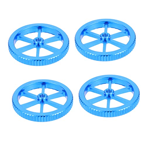 SOIMISS 4Stücke Nivelliermutter Aus Vollmetall Für Hand Twist Nivelliermuttern Für Ender Heiße Bettschraubenmutter Blauer Farbton von SOIMISS