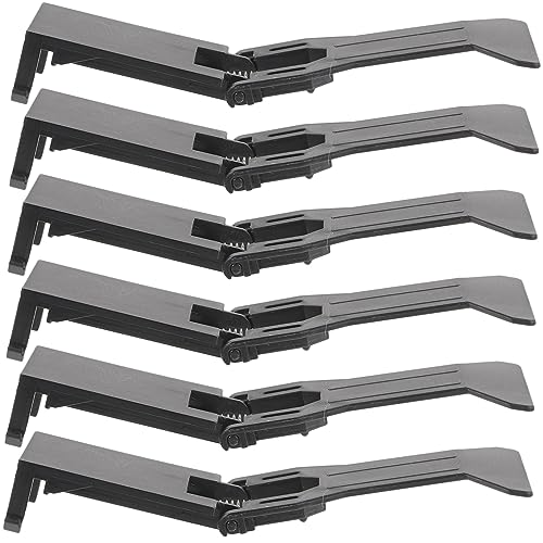 SOIMISS 6 Stück Kasse Geldeinsätze Clips Für Bargeldaufbewahrungskoffer Tightwad Geldclip Kassierer Organisatoren Kleinunternehmensbedarf Schubladen Geldclips Zählen Sechs Plastik Black von SOIMISS