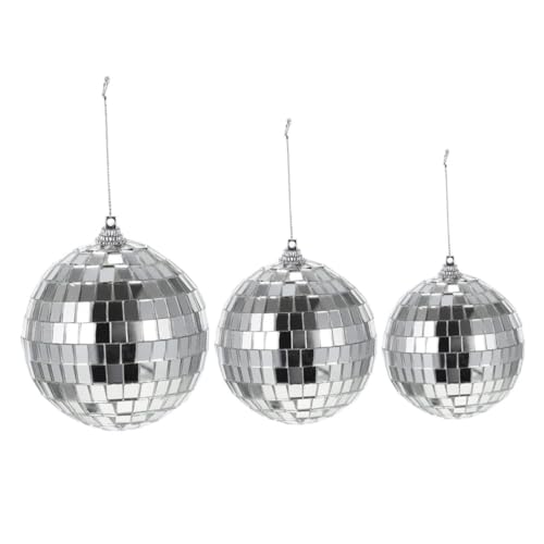SOIMISS 6 Stück Spiegelkugelverzierung Discokugeln Ornamente Disko Hängende Dekorationen Ball Disco - Spiegel-disco Party Mini-disco-kugeln Anhänger Discokugel Silber Glas SOIMISS 6 Stück Spiegelkugelverzierung Discokugeln Ornamente Disko Hängende Dekorationen Ball Disco - Spiegel-disco Party Mini-disco-kugeln Anhänger Discokugel Silber Glas von SOIMISS
