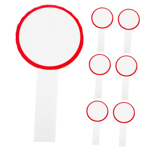 SOIMISS 6 Teilige Anzeigetafel Für Schüler Klassenzimmer Abstimmung Mini Whiteboards Paddel Für Richter Mini Whiteboards Zum Trockenlöschen Anzeigetafel Für Paddel Zum Abstimmen von SOIMISS