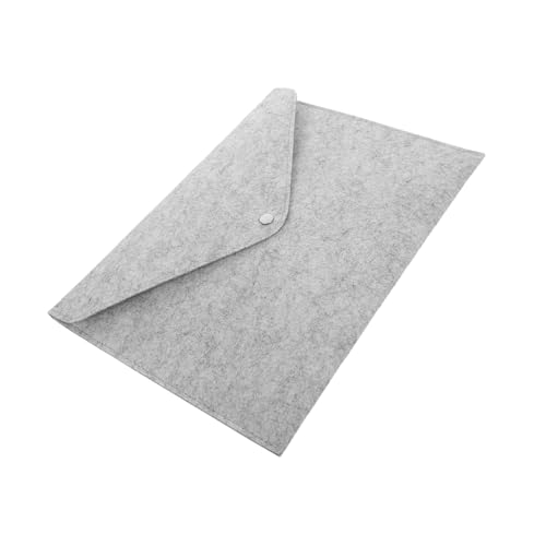 SOIMISS Aktenordner Aus Filz Schreibwaren Bindemittel Veranstalter Schule Organizer -tasche Geschäft Schlüssel Fall Dokumentieren Taschen Unterlagen Organisator Aus Papier Light Grey von SOIMISS