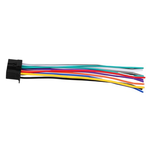 SOIMISS Audio-netzkabel Kabelstecker Auto-stereo-kabelbaum Kabelbaumsatz Für Autoradio Radiokabelbaum-adapter Kfz-kabelbaumstecker Austausch Des Kabelbaumsteckers Metall von SOIMISS