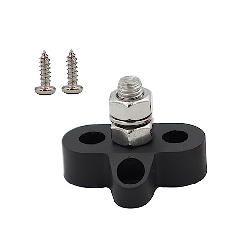 SOIMISS Batterieklemme 48-v-verteilerblock Sammelschiene Des Verteileranschlusses Endstromschiene Verteilerklemme Klemmenblock Für Marine Kfz-klemmenblock Black Rostfreier Stahl von SOIMISS
