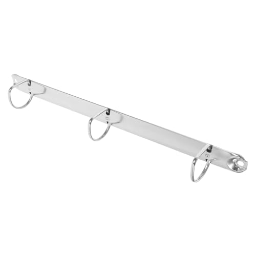 SOIMISS Binderringschnalle Buchbinderinge Für Papierbindung Buchringbinder Top Bindung 2 Ring Binder Abnehmbare Loseblatt Ringbinderringe Binderzubehör Silberne Zinklegierung von SOIMISS