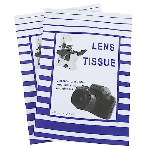 SOIMISS Zubehör Bildschirm Lens Paper for Lens Cleaning 100pcs Photographic Universal Compatibility Lens Paper for Lenses Filters Glasses Binoculars and LCD Displays Spiegelfolie von SOIMISS