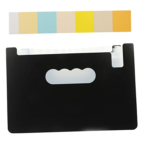 SOIMISS multifunktionaler Quittungshalter praktischer Quittungshalter mit Ausweis Büro Schreibtisch Organizer aufbewahrungsdose storage boxes Quittungszubehör Quittungsinhaber pp Black von SOIMISS