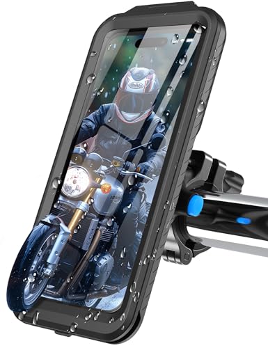 SOKUSIN Handyhalterung Fahrrad Wasserdicht, Universal Anti-Vibration/360 Grad Schutz/Touch ID & Face ID Handy Halterung Motorrad Fahrradlenker mit Umhängeband Für iPhone Samsung 6-6.8" Zoll Smartphone SOKUSIN Handyhalterung Fahrrad Wasserdicht, Universal Anti-Vibration/360 Grad Schutz/Touch ID & Face ID Handy Halterung Motorrad Fahrradlenker mit Umhängeband Für iPhone Samsung 6-6.8" Zoll Smartphone von SOKUSIN