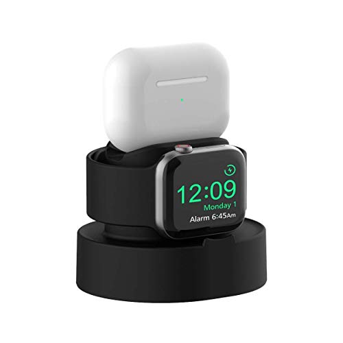 SOKUSIN Ständer für Apple Watch,Installierender Halter für iWatch 45/44/42/41/40/38mm iWatch SE2/SE/8/7/6/5/4/3/2/1,Apple Watch Nachttischmodus,AirPods&AirPod Pro Ladedock(Kabel Nicht enthalten) SOKUSIN Ständer für Apple Watch,Installierender Halter für iWatch 45/44/42/41/40/38mm iWatch SE2/SE/8/7/6/5/4/3/2/1,Apple Watch Nachttischmodus,AirPods&AirPod Pro Ladedock(Kabel Nicht enthalten) von SOKUSIN