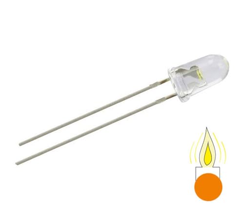 LED 5 mm, orange, Flacker-LED, 10er Set LED 5 mm, orange, Flacker-LED, 10er Set von Sol Expert