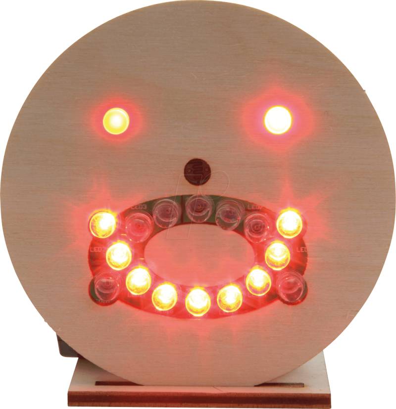 SOL-EXP 76333 - Stimmungsbarometer Smiley, Lötbausatz für 9V Batterie von SOL-EXPERT