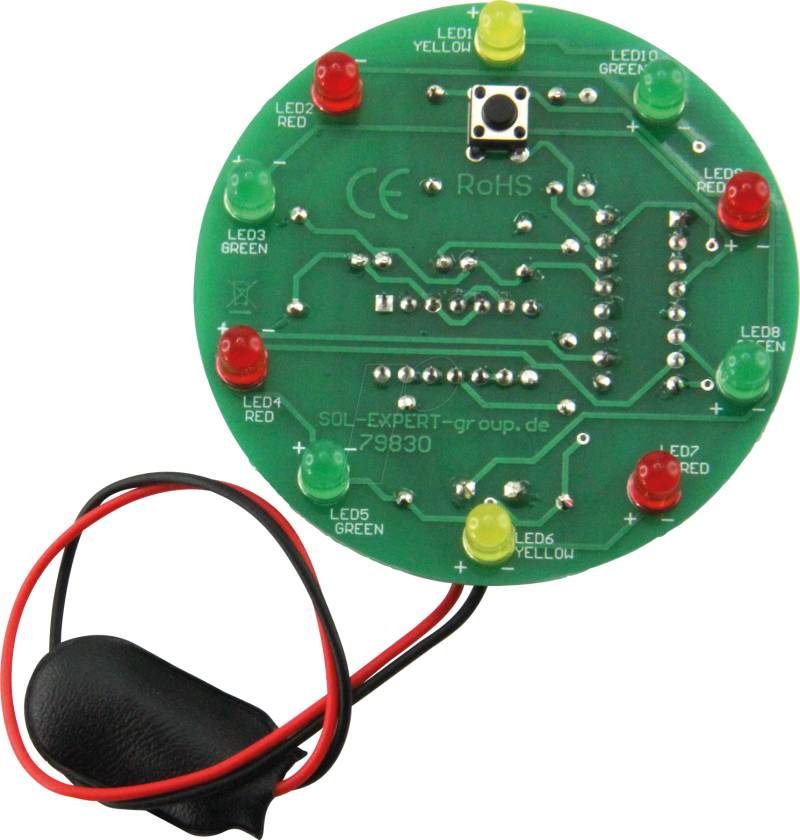SOL-EXP 79830 - Lötbausatz ''Elektronisches Glücksrad'' von SOL-EXPERT