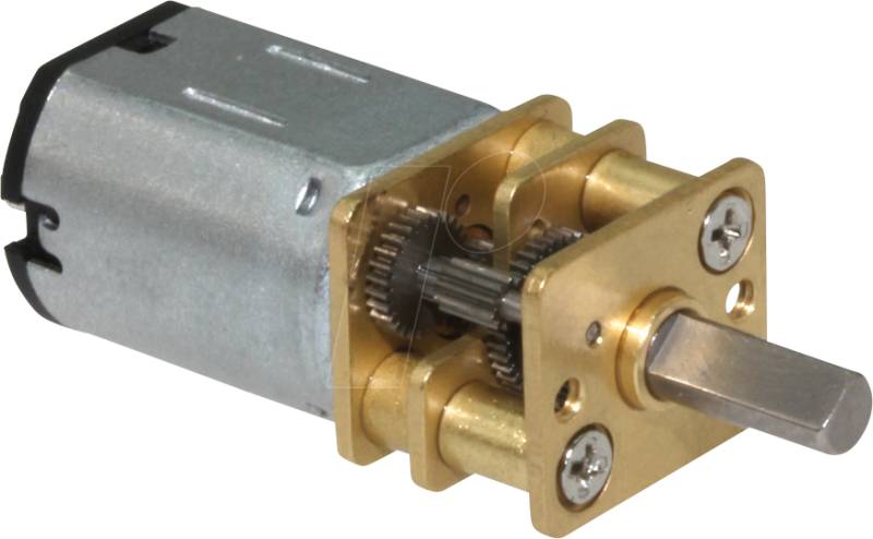 SOL-EXP G50-12 - Getriebemotor G50-12, Metallzahnräder, 1:50, 2 - 12 V DC von SOL-EXPERT