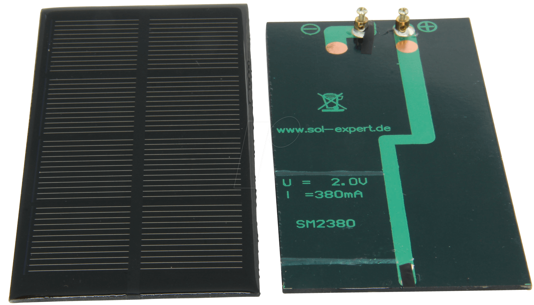 SOLAR SM2380 - Solarzelle, vergossen, 2 V, 0,38 A von SOL-EXPERT